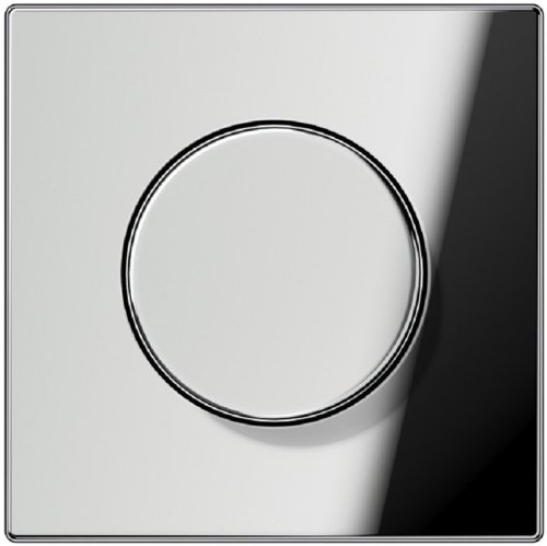 Лицевая панель Jung LS990 metal для светорегулятора поворотного хром картинка